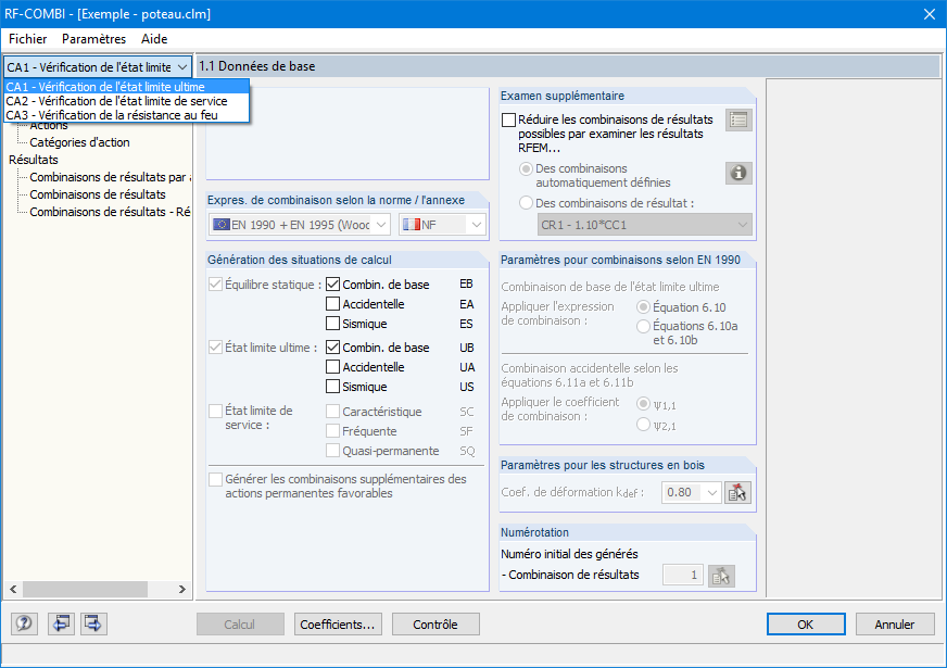 Combinaison automatique d'actions