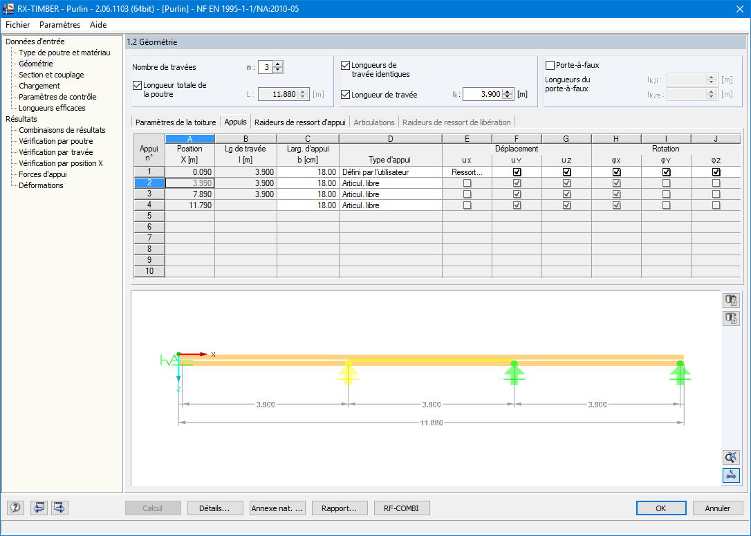 Fenêtre 1.2 Géométrie (support)