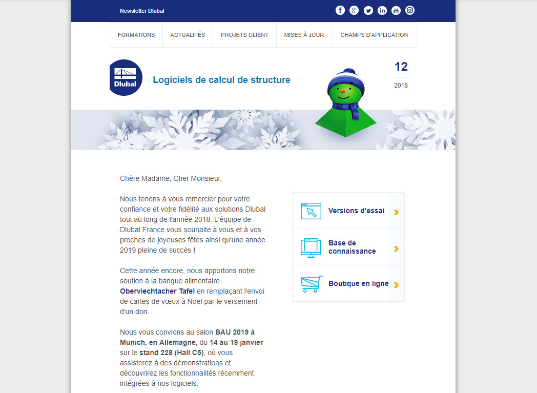 Dlubal Newsletter (DE) | 12/2018