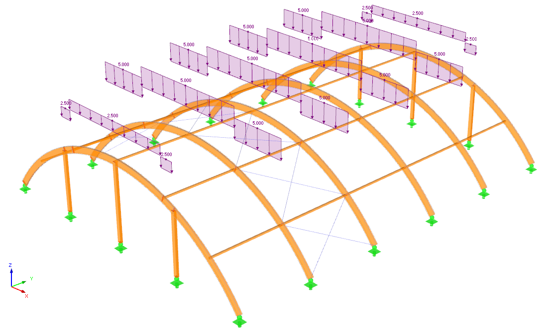 Timber Arch Structure Design per NDS-2018 in RFEM