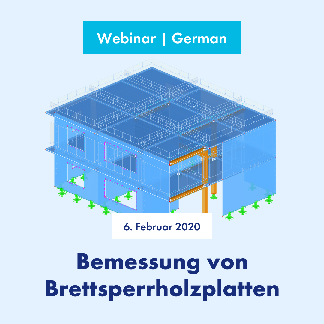 Bemessung von Brettsperrholzplatten in RF-LAMINATE