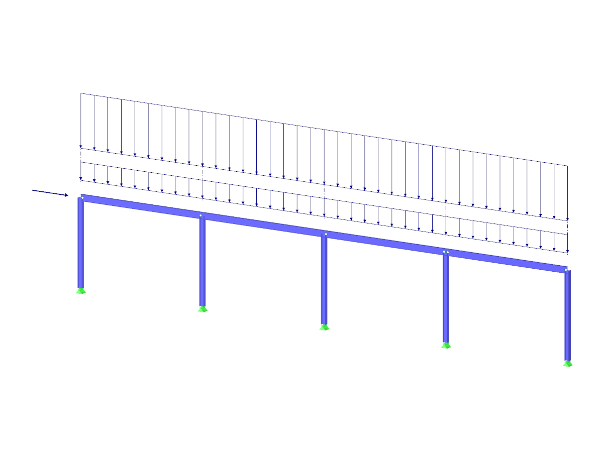 Calcul d'un portique de portique selon AISC C.1A