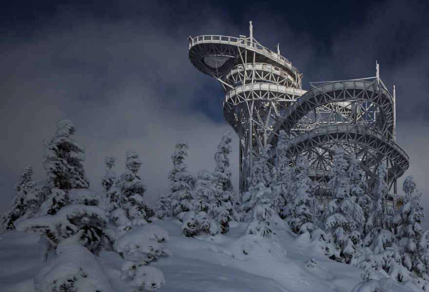 Le Sky Walk à Dolní Morava, République tchèque (© TAROS-NOVA s.r.o.)