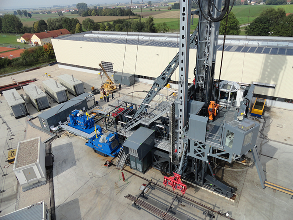 Construction d’une installation de forage profond, Allemagne