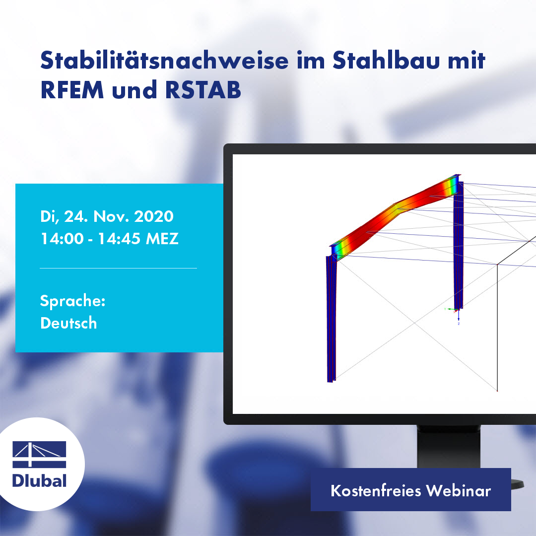 Analyse de stabilité des structures en acier avec RFEM et RSTAB