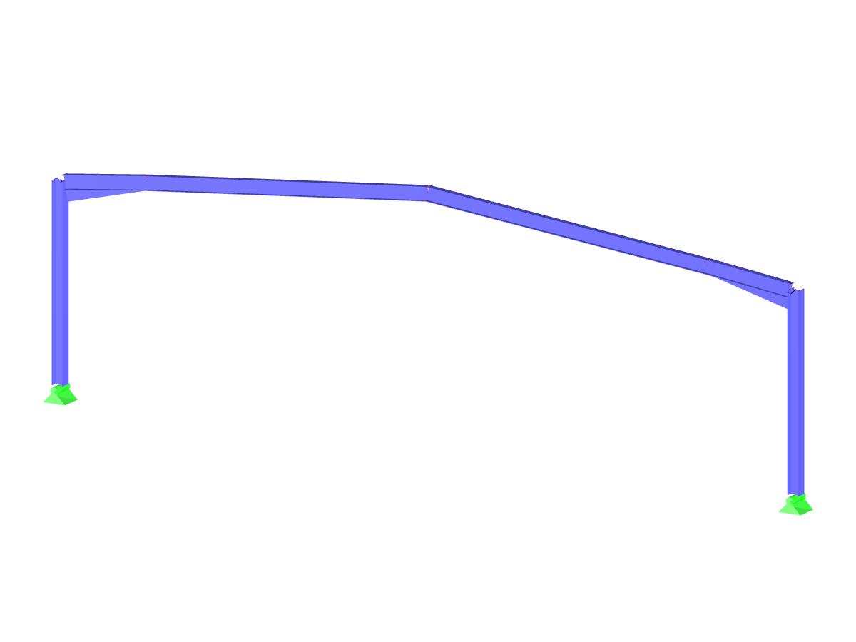 Structure de l'ossature en acier