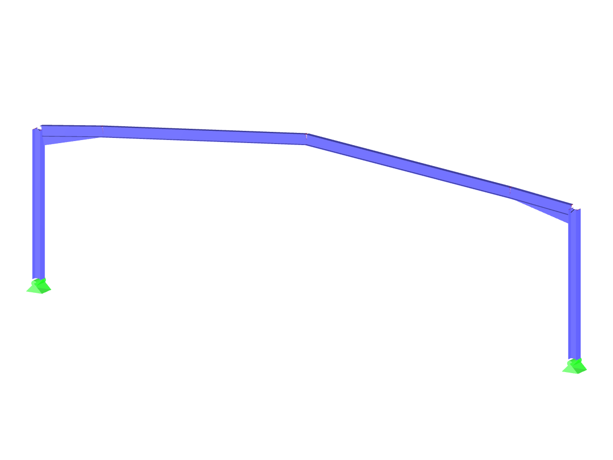 Structure de l'ossature en acier