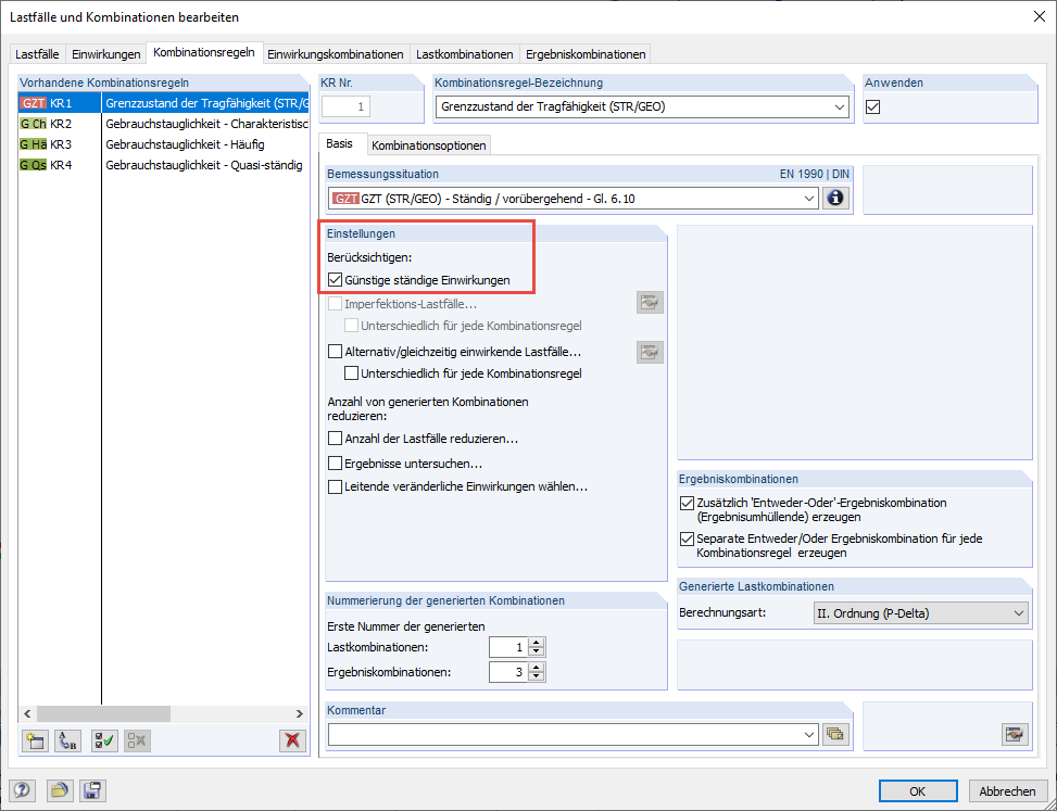 Entrée dans RFEM et RSTAB