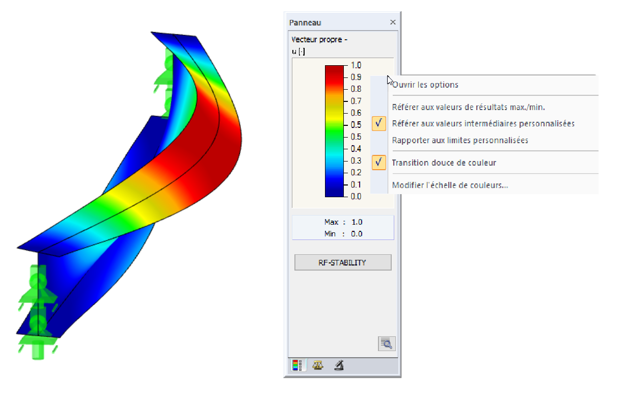 Modification de l'échelle de couleurs