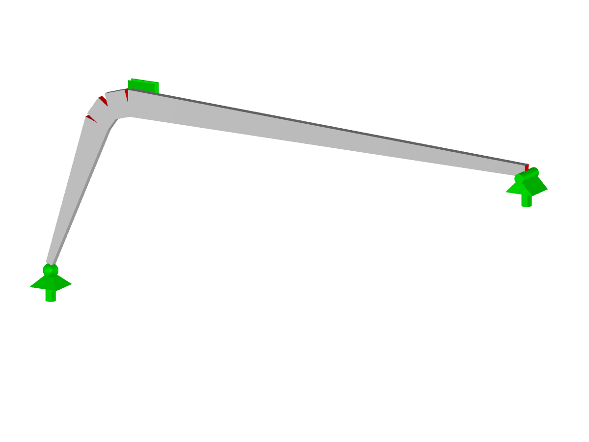 Portique à inertie variable