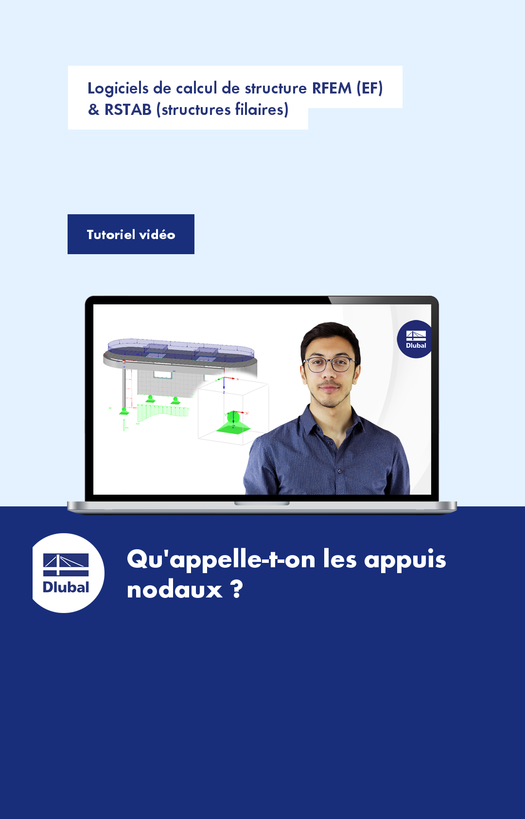 Logiciels de calcul de structure RFEM (MEF) \n & RSTAB (structures filaires)