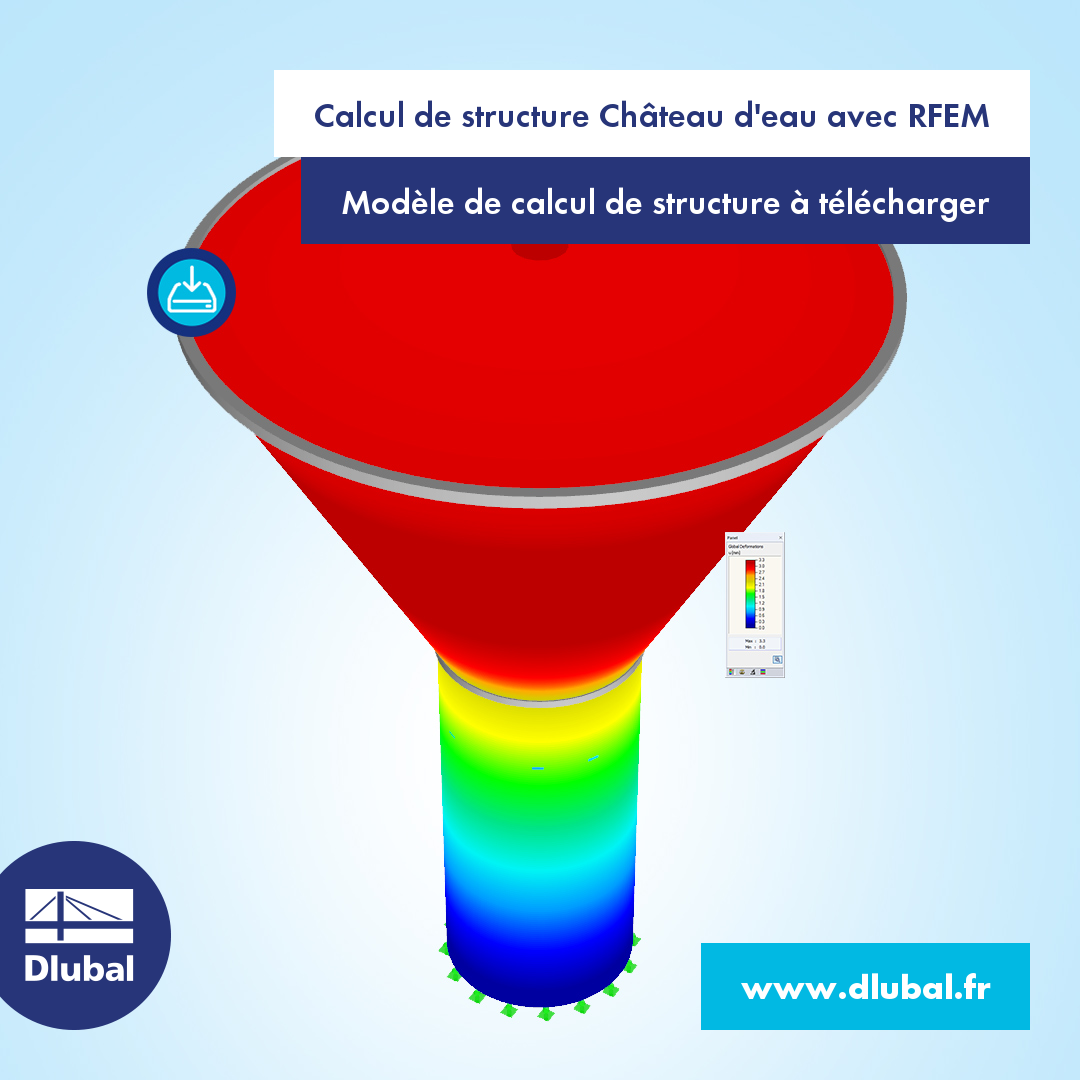 Château d'eau avec RFEM