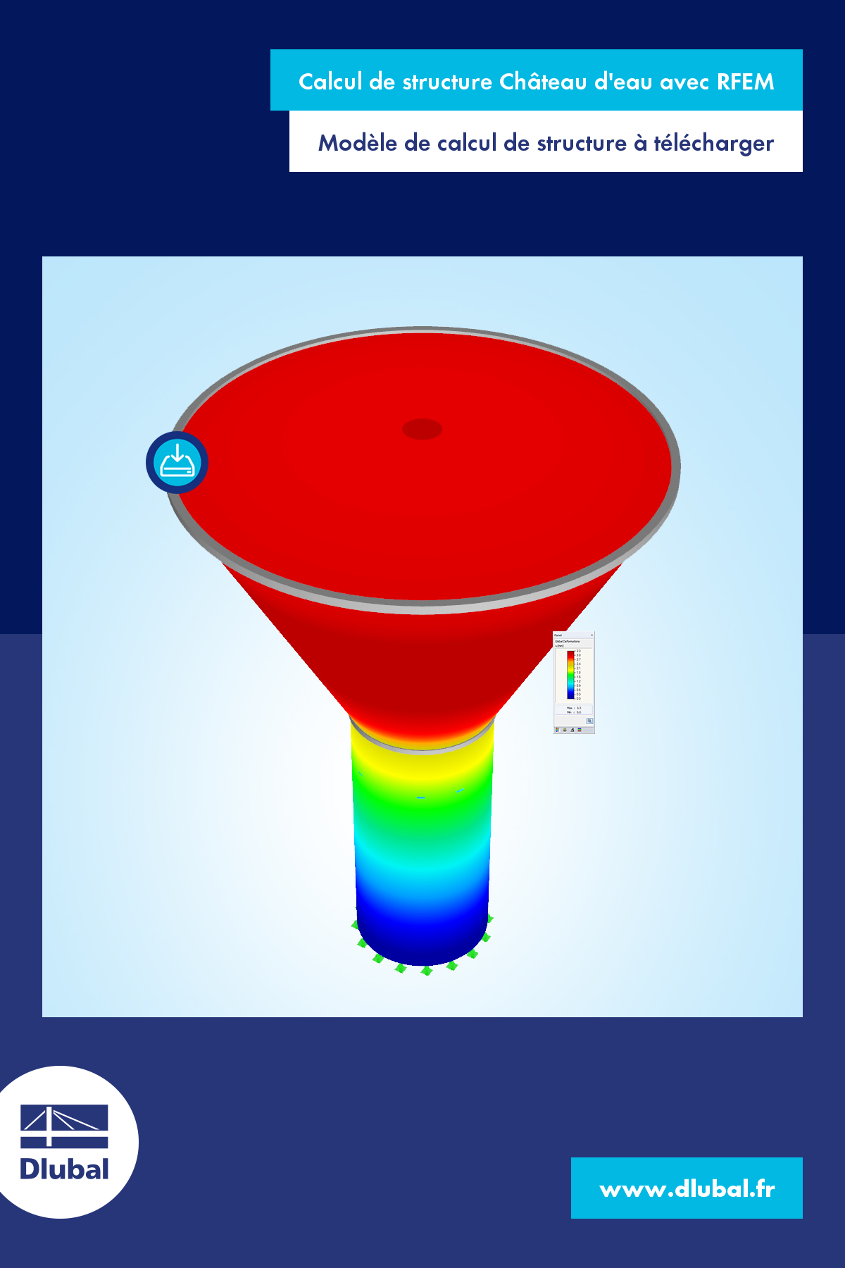 Château d'eau avec RFEM