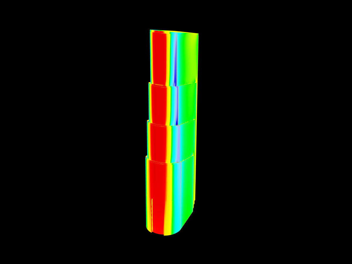 Tour de Beyrouth Sama | Liban | Simulation des flux de vent