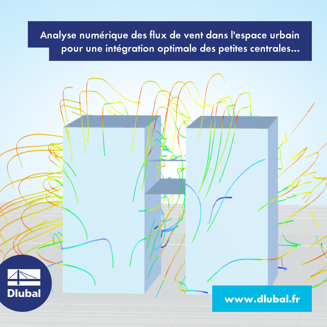 Analyse numérique des flux de vent dans l'espace urbain pour une intégration optimale des petites centrales éoliennes