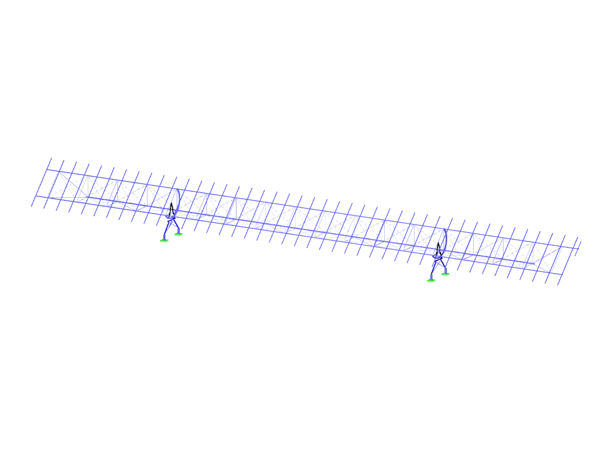 Modèle du tracker solaire dans le logiciel RFEM