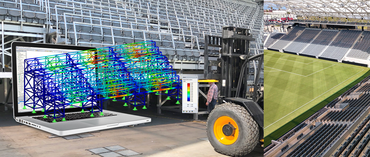 Logiciels de calcul de structure pour les structures temporaires et semi-permanentes