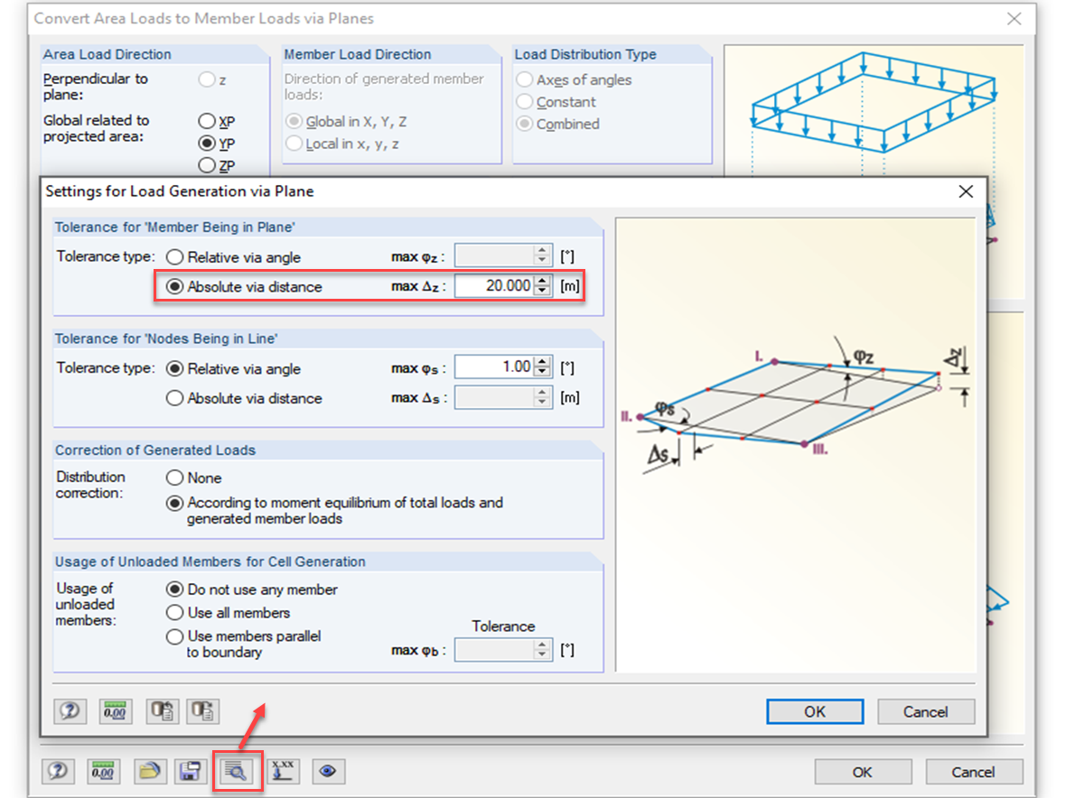 FAQ 005076 | Comment appliquer une charge de vent aux barres de structures ouvertes ?