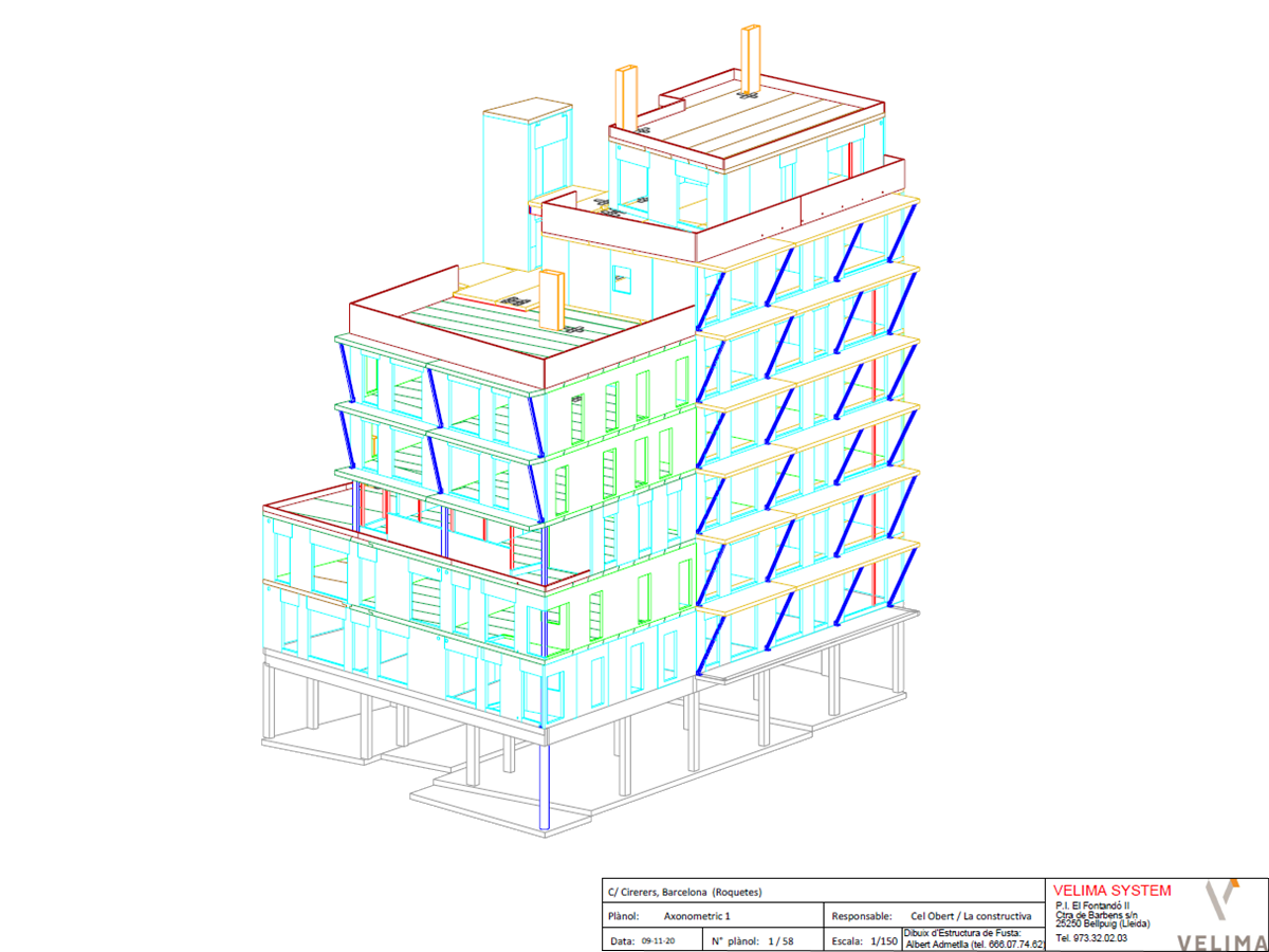 Plan du bâtiment à monter (© Albert Admetla - VELIMA)