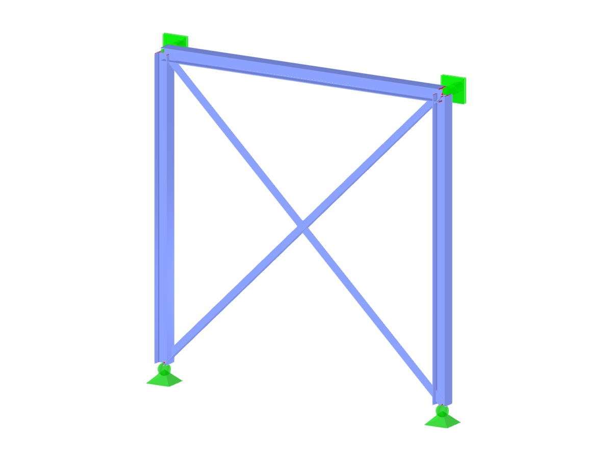 Contreventement en acier dans RFEM 6