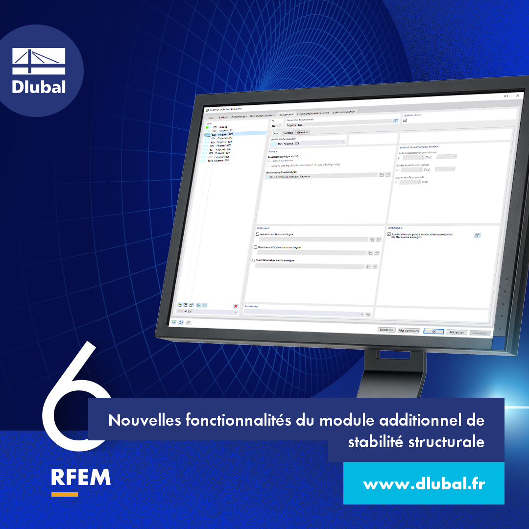 Nouvelles fonctionnalités dans le module complémentaire Stabilité de la structure