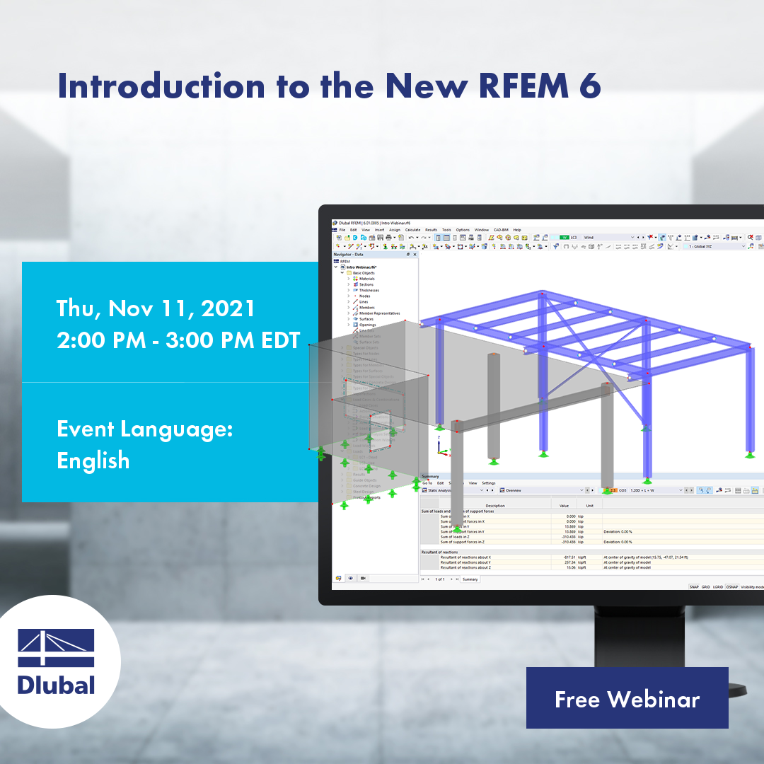 Présentation du nouveau RFEM 6