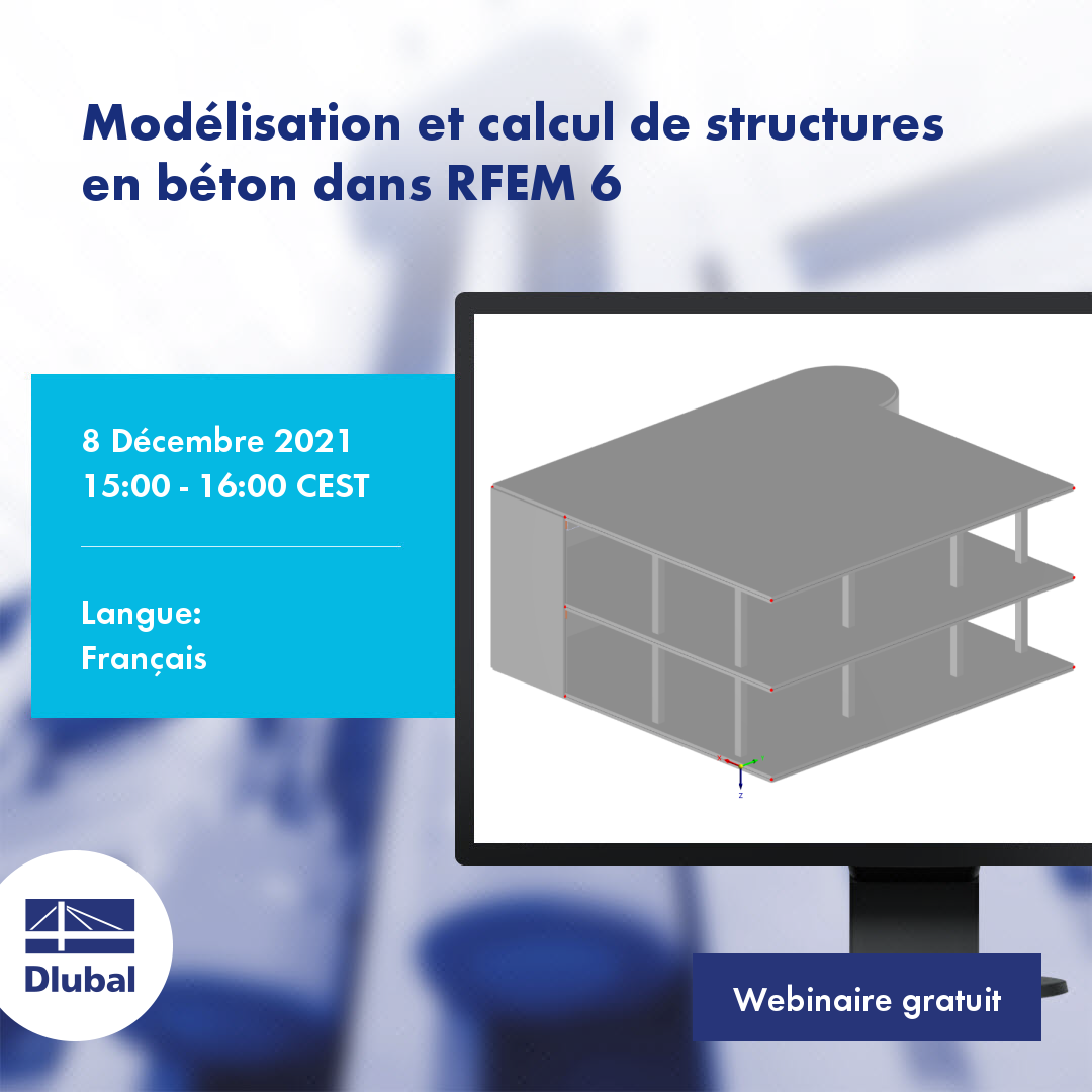 Modélisation et calcul de structures en béton dans RFEM 6