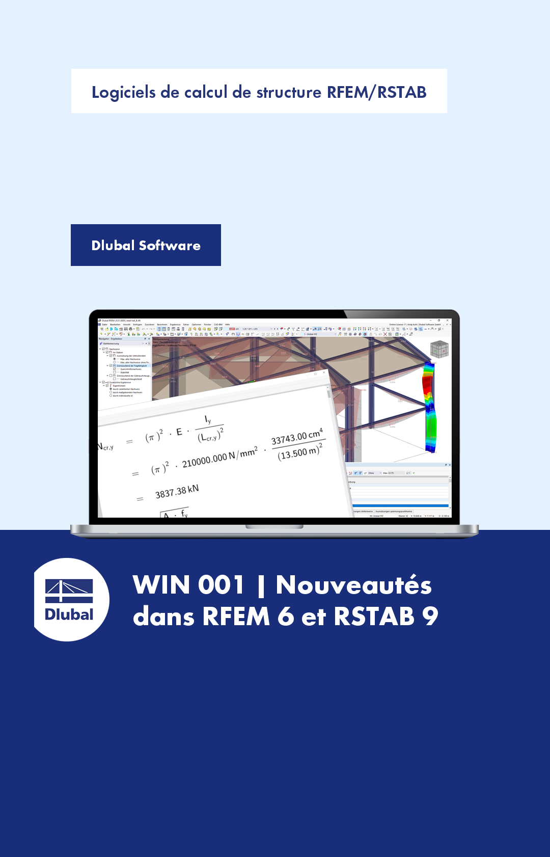 Logiciels de calcul de structure RFEM/RSTAB