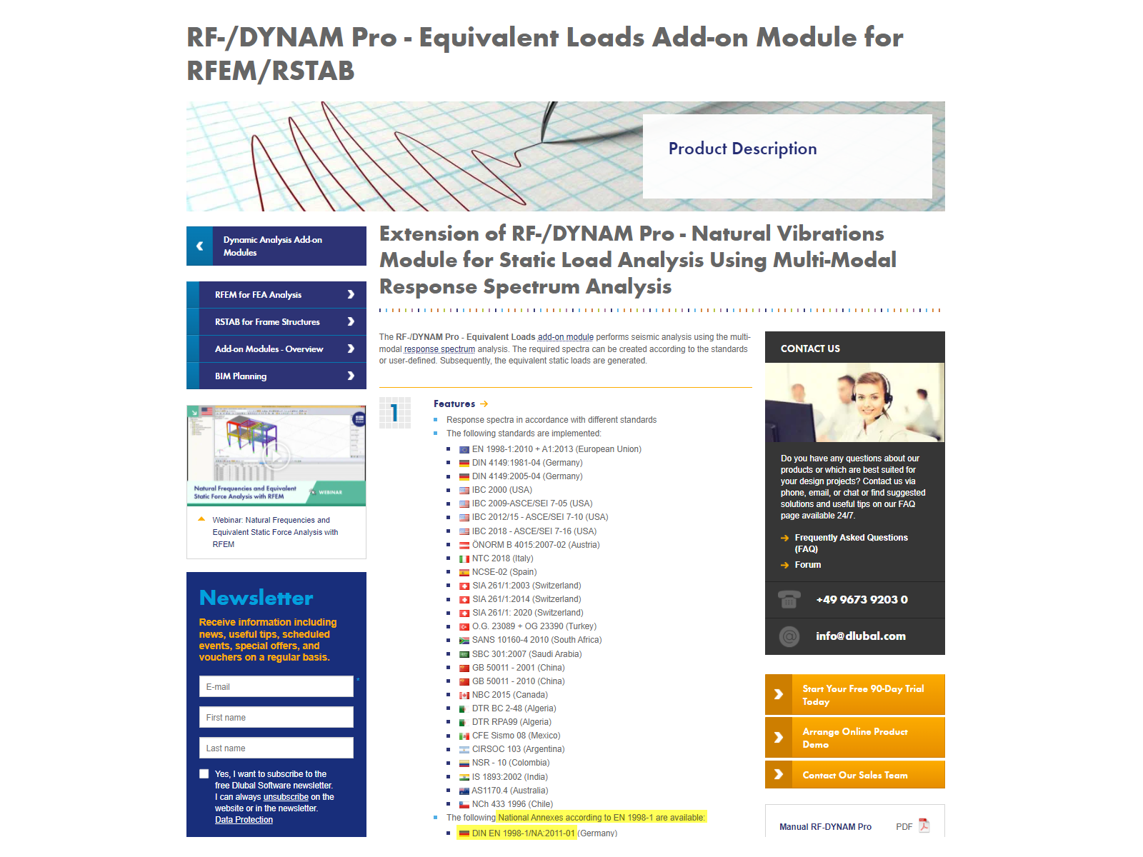 FAQ 005187 | L'Annexe Nationale allemande 2021-07 de l'Eurocode 8 est-elle disponible dans RFEM 5/RSTAB 8 ?