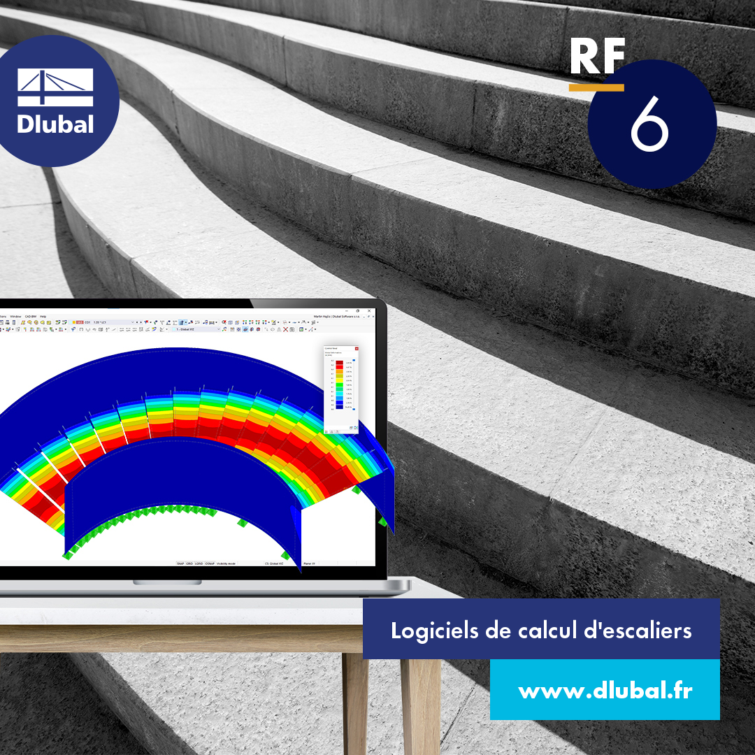 Logiciels de calcul de structures pour escaliers