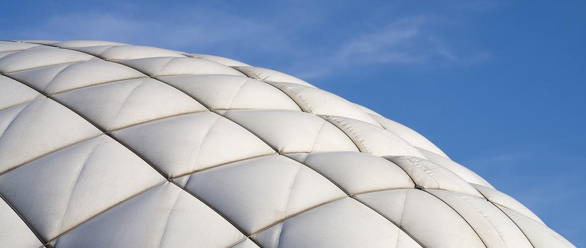 Structures à coussins gonflables en ETFE