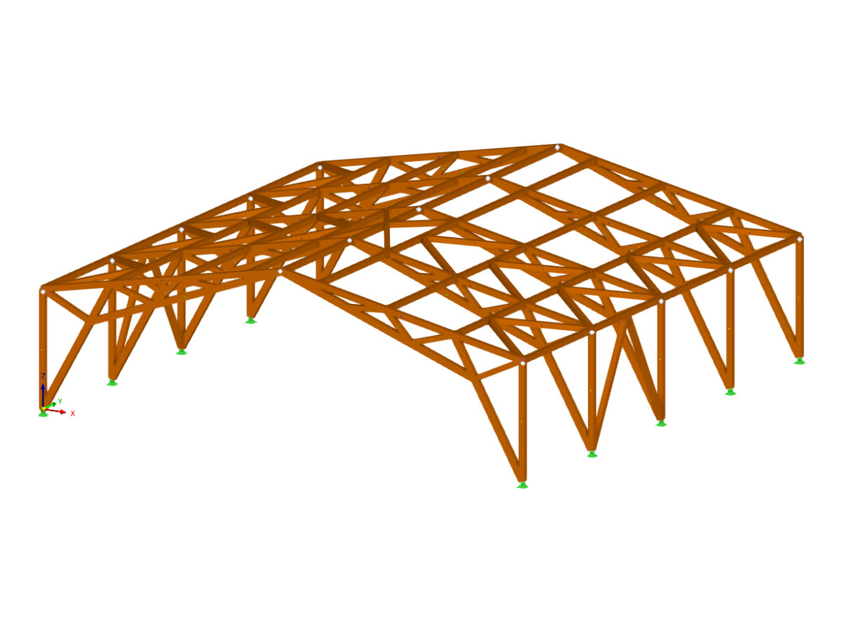 Halle en bois