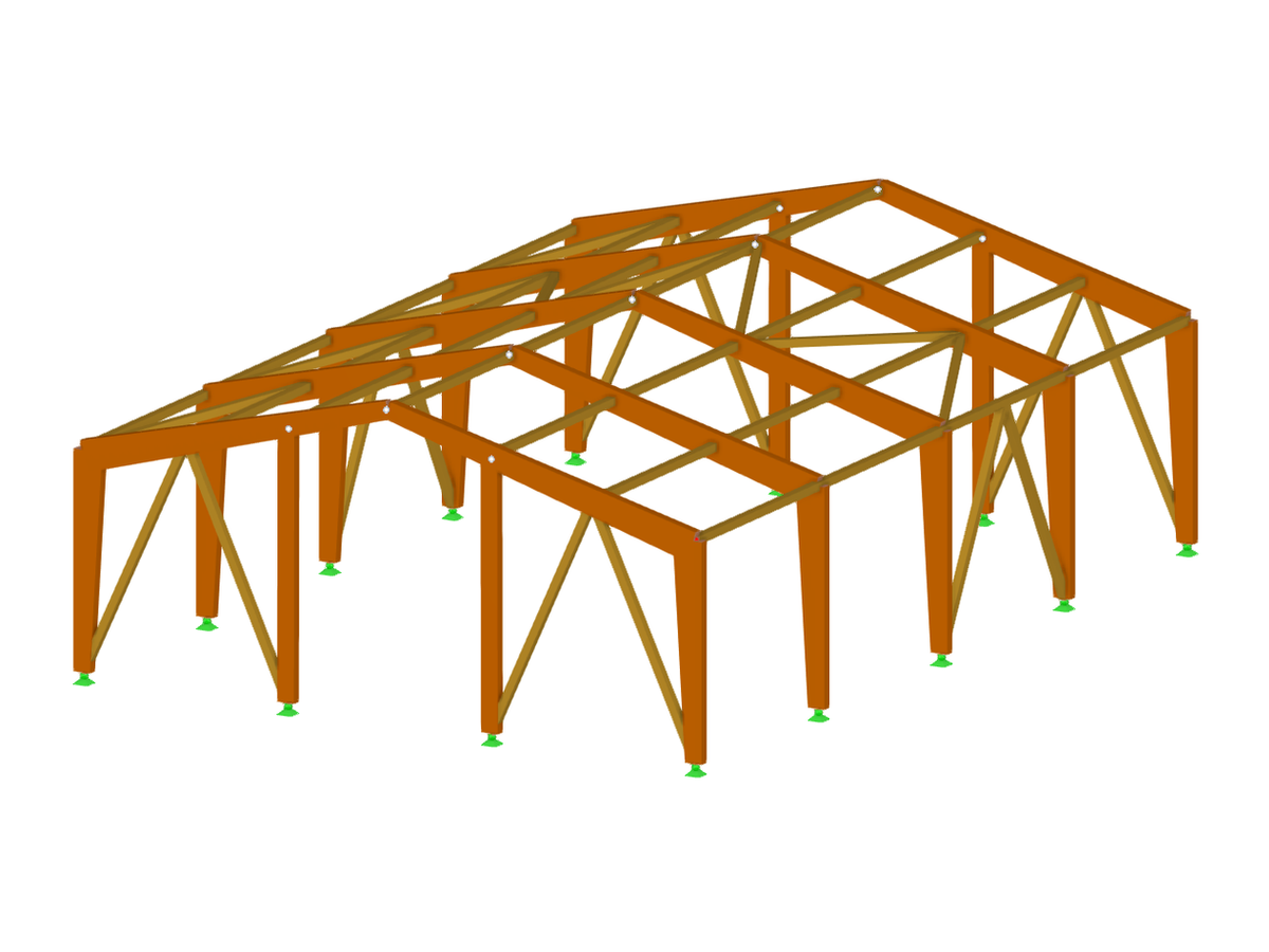 Modèle 003184 | Structure à ossature bois selon NDS 2018