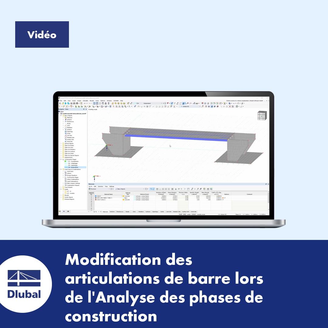 Logiciels de calcul de structure RFEM/RSTAB