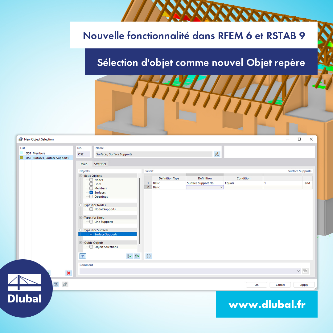 Nouvelle fonctionnalité dans RFEM 6 et RSTAB 9