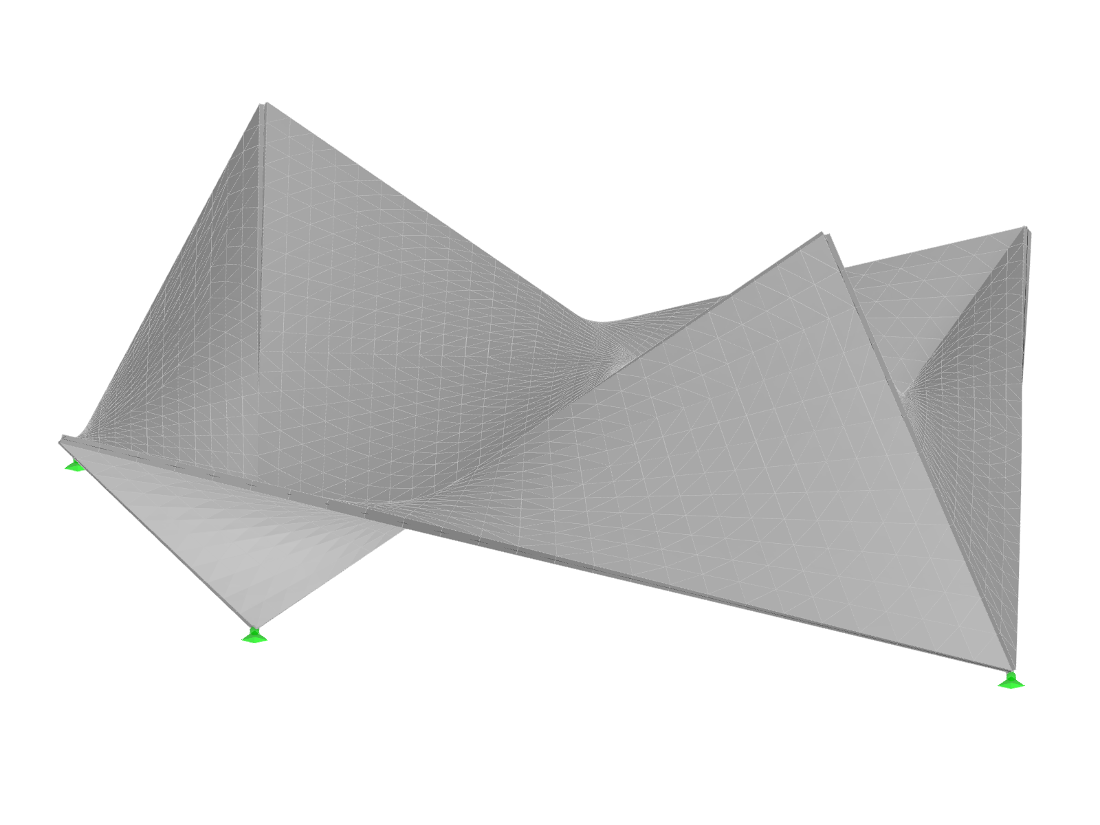 Structure planaire courbe