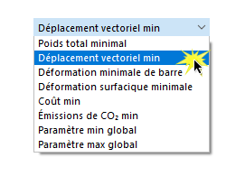 Options d'optimisation