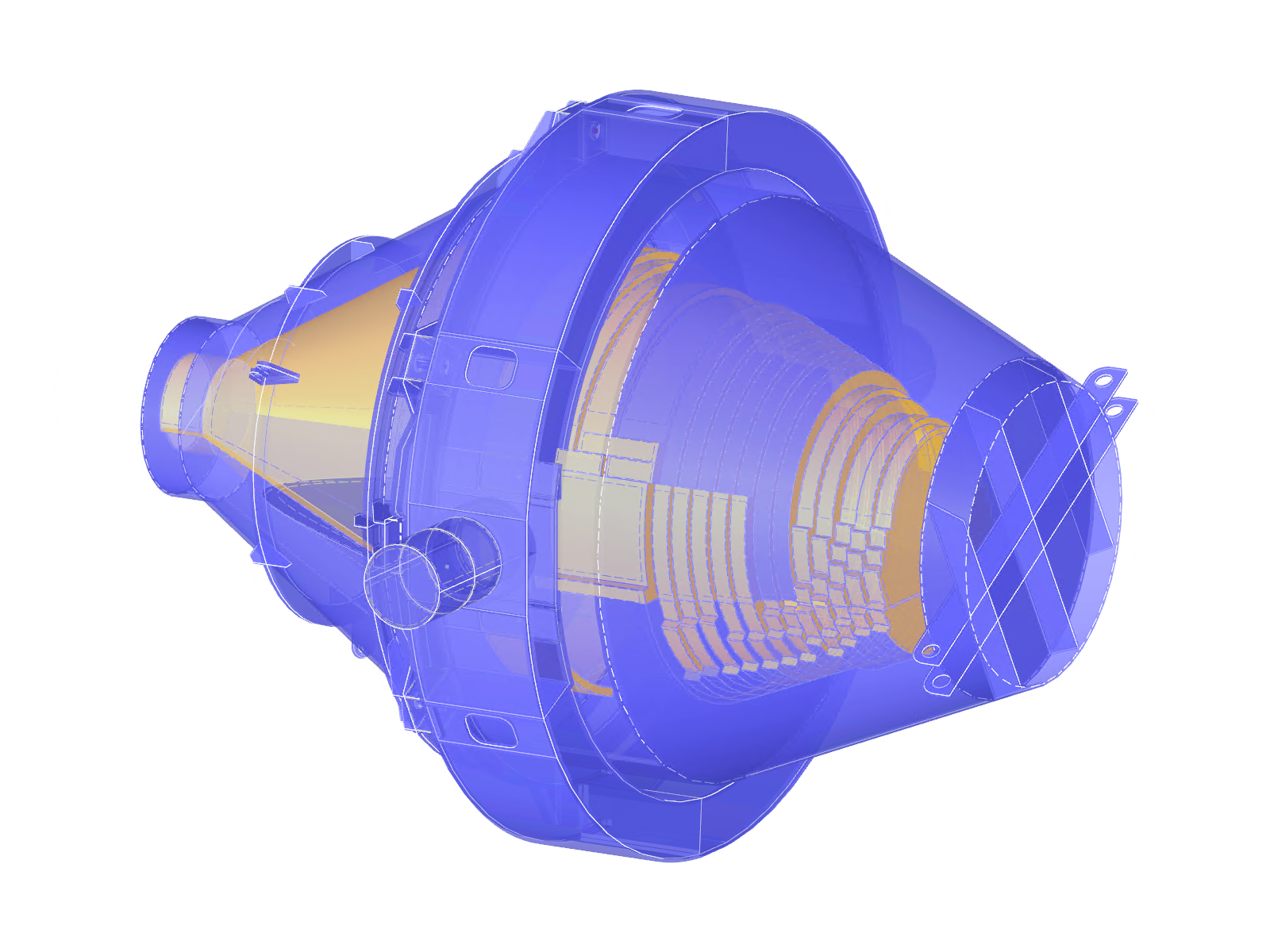 Modèle 3D de la cornue dans RFEM (©ATI COM)