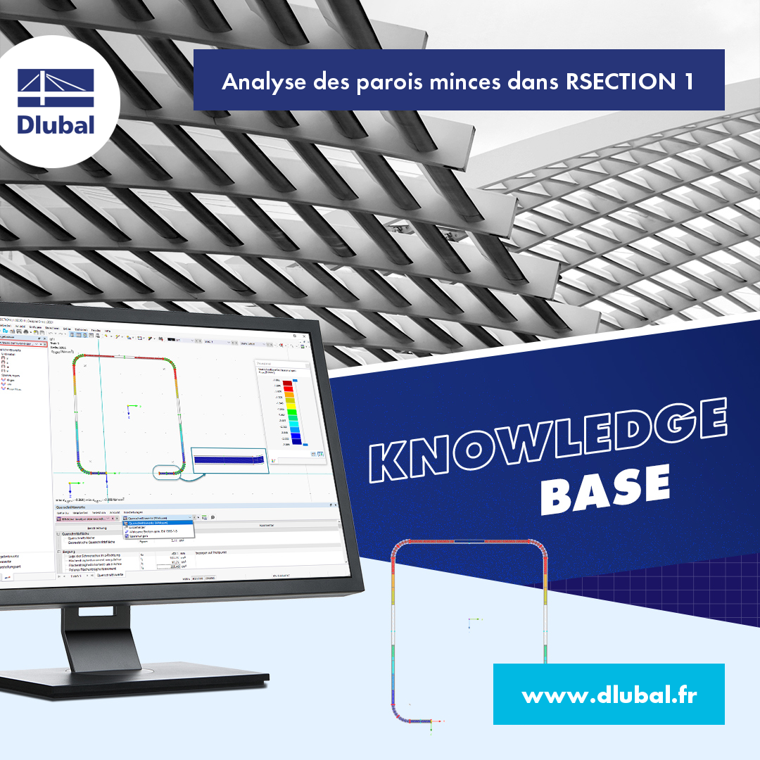 Analyse des parois minces dans RSECTION 1