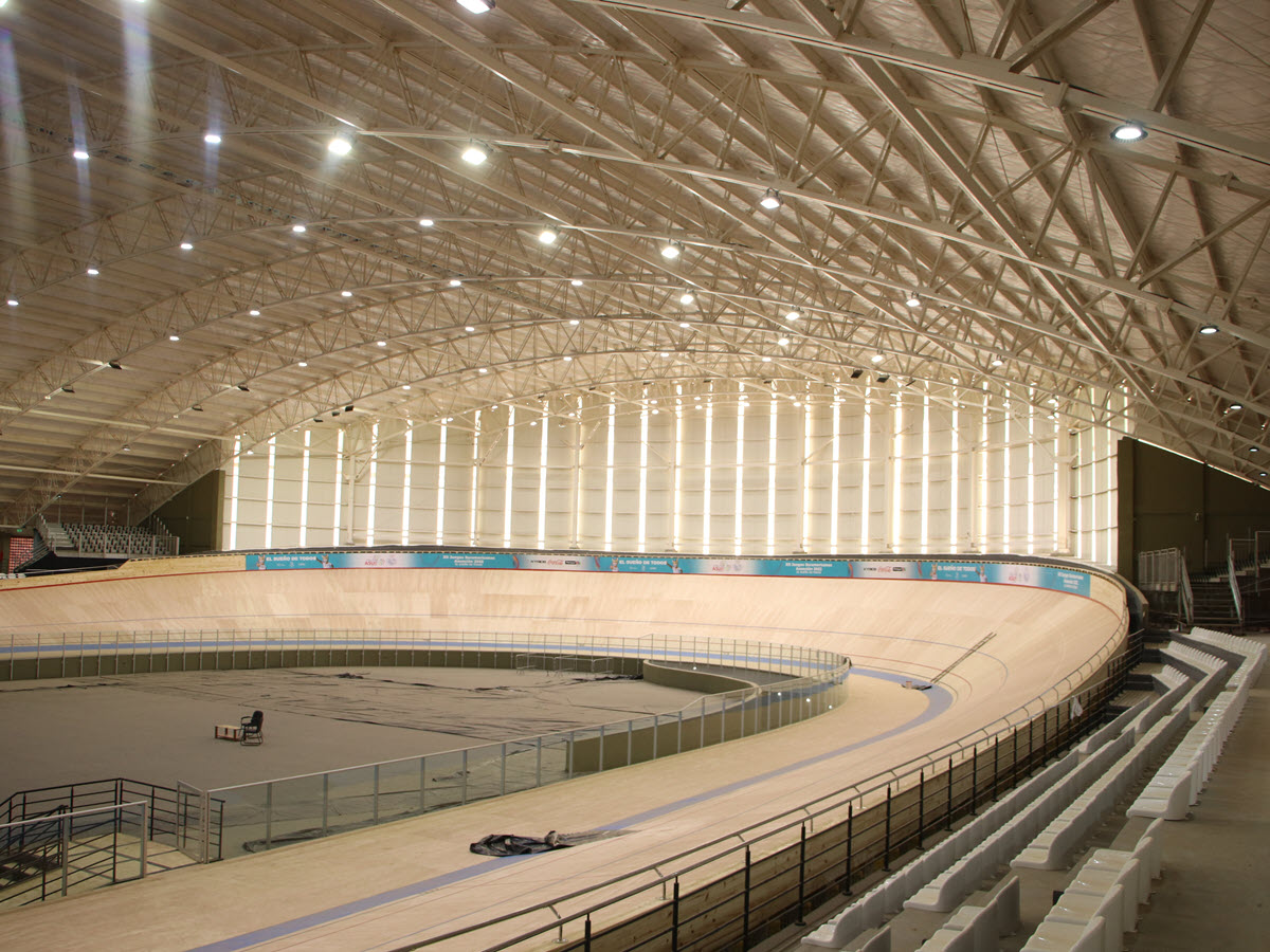 Intérieur du vélodrome (© Metalúrgica Vera SLR)