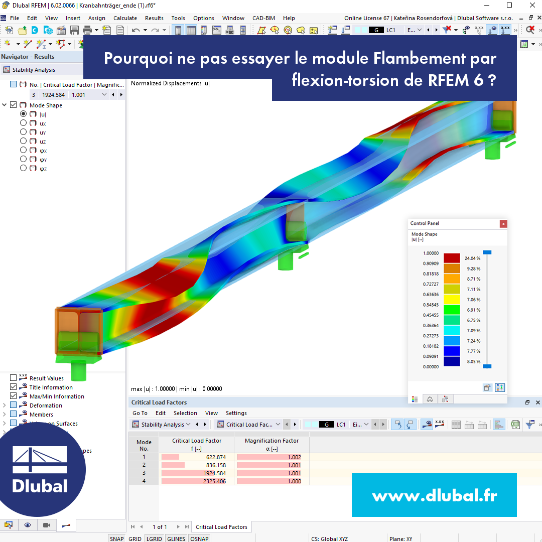 Essayer le Torsional Warping dans RFEM 6 ?