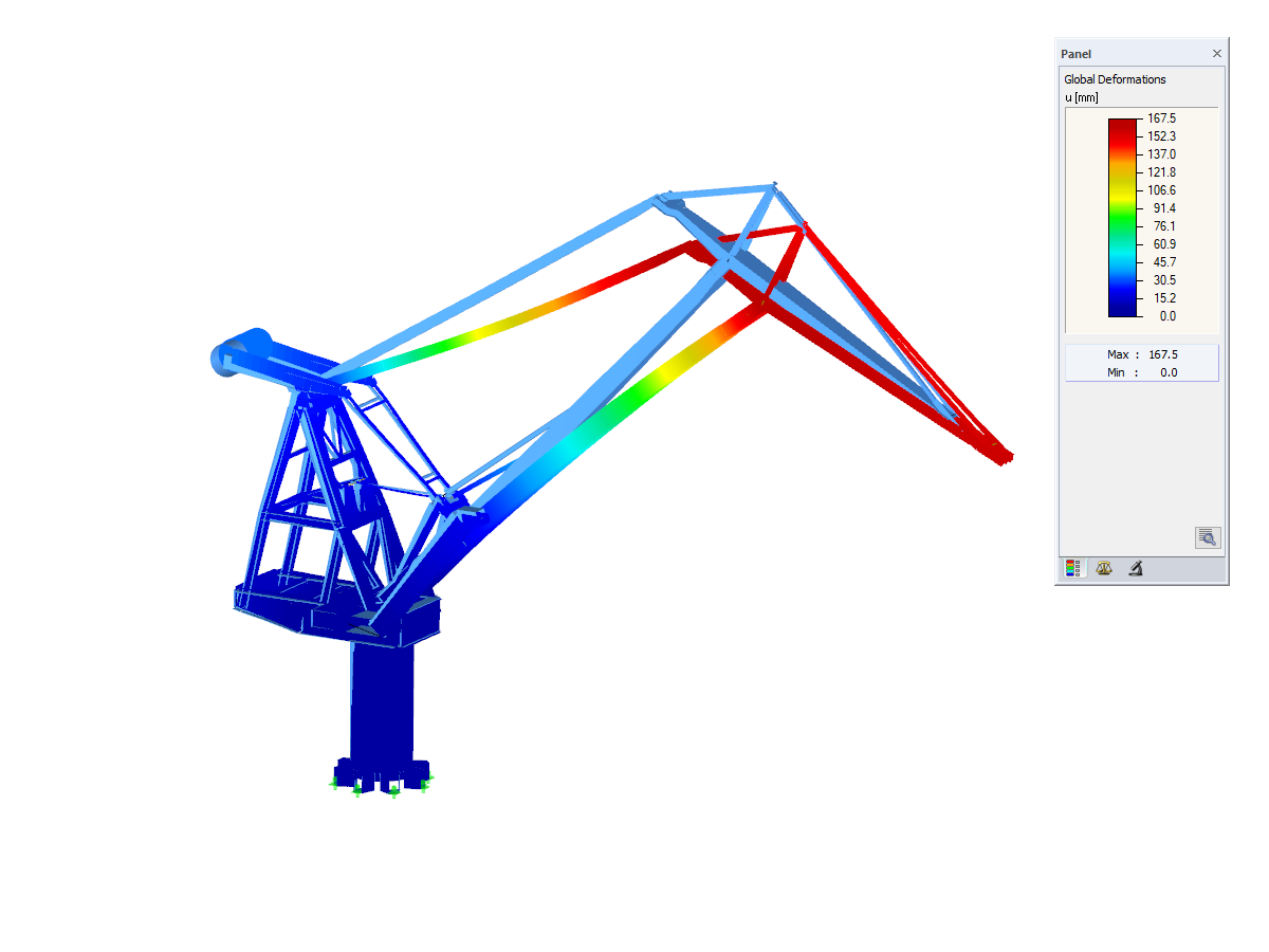 Modèle de grue