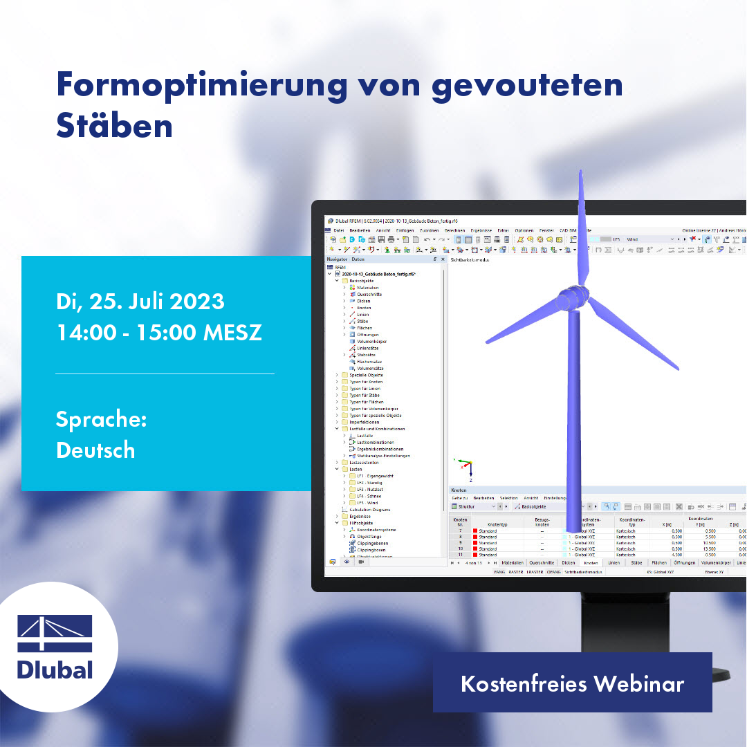 Échange de données entre Rhino/Grasshopper et RFEM 6