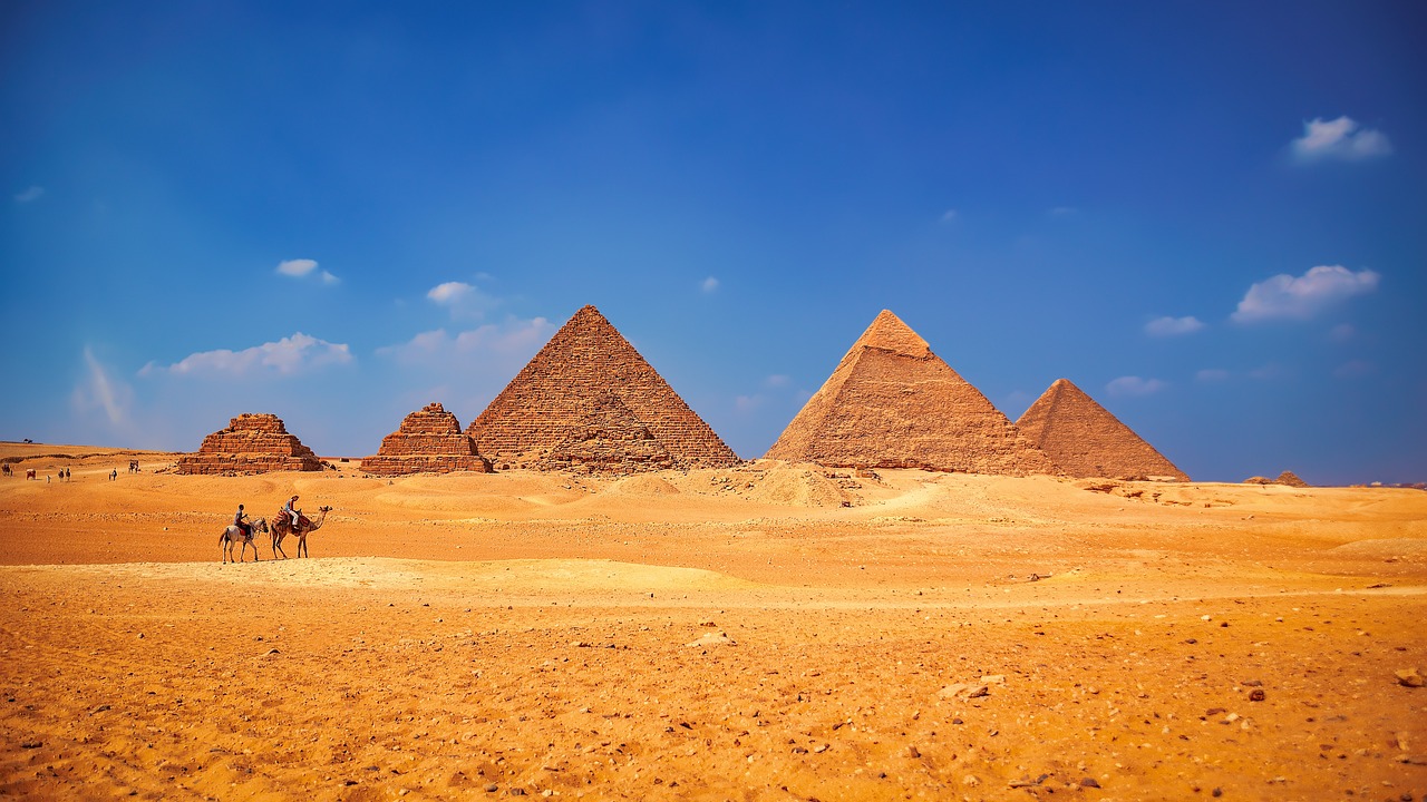 Les pyramides de Gizeh