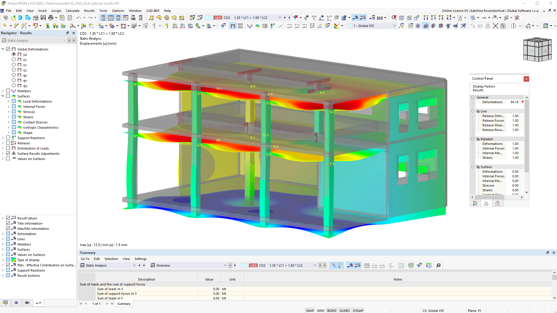 Vérification du béton pour RSTAB 9