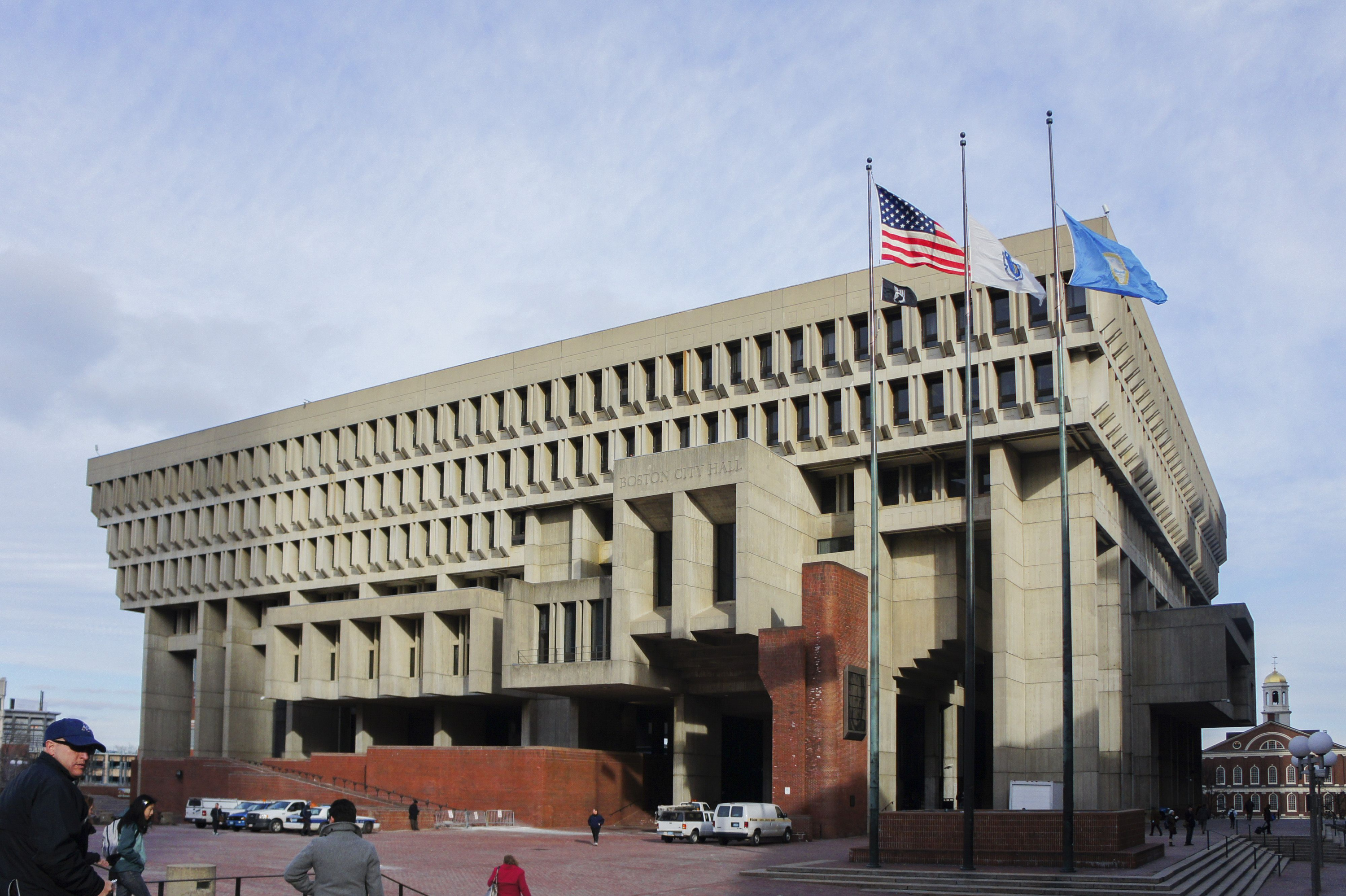 L'hôtel de ville de Boston est un exemple impressionnant de bâtiment monumentaux.