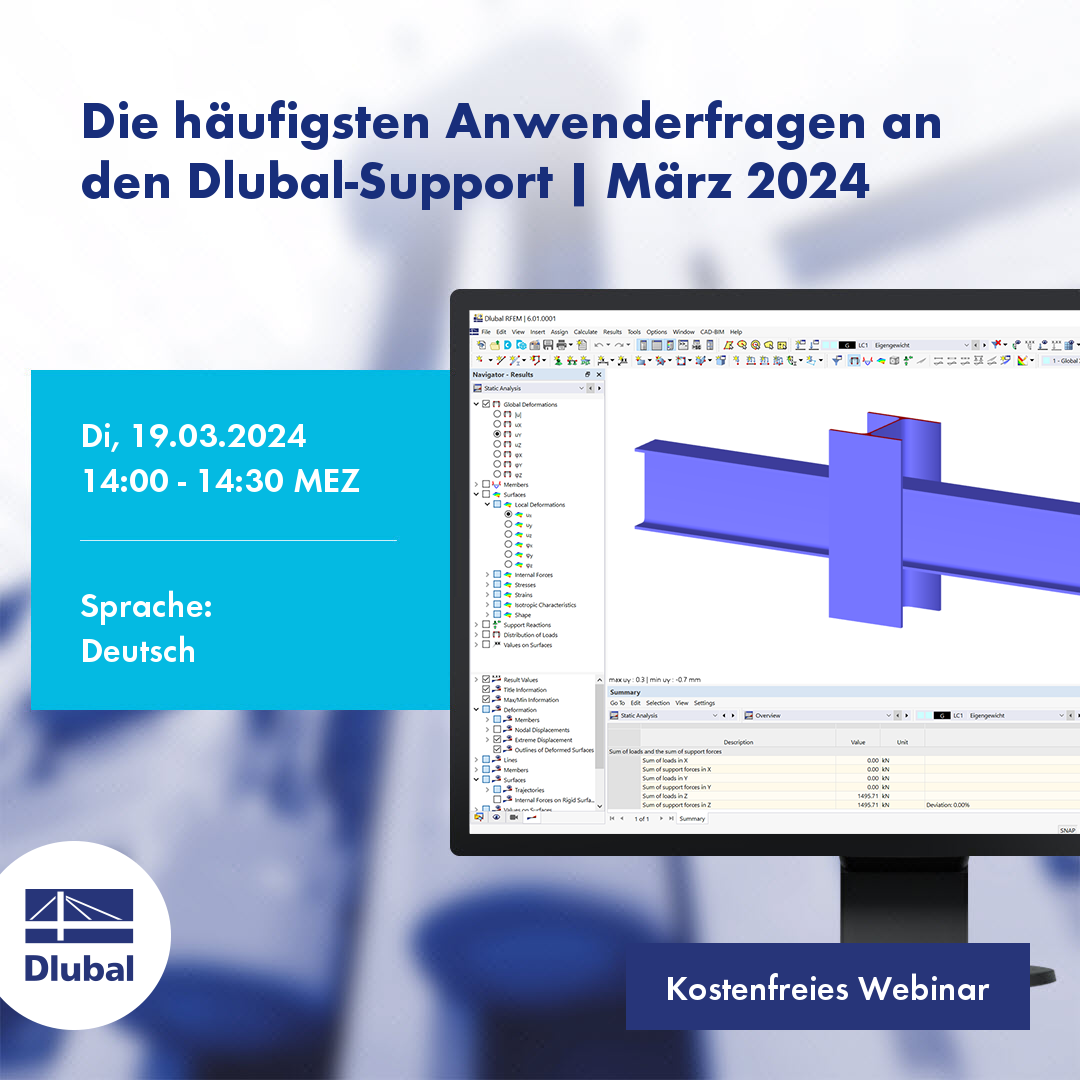 Analyse des vibrations induites par une machine dans RFEM 6 | Mars 2024