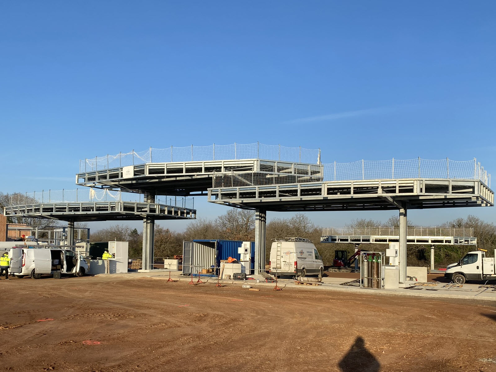 Charpente de la station (© GH HERVOUET)