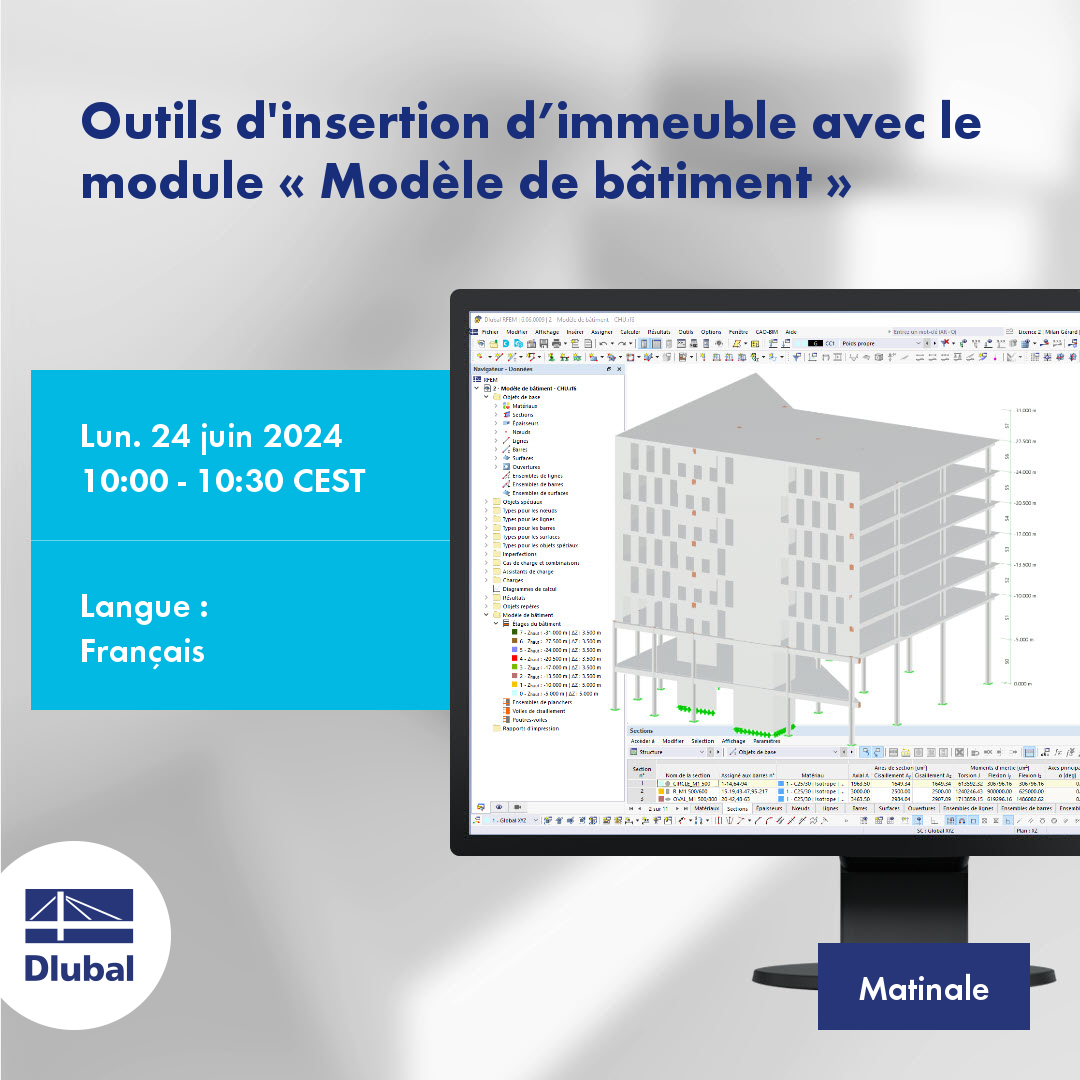 Outils d'insertion d’immeuble avec le module « Modèle de bâtiment »