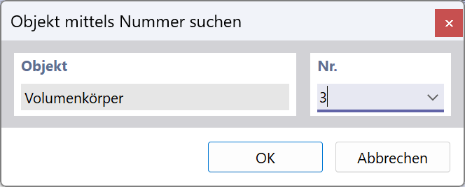 FAQ 005547 | Comment trouver un solide avec un certain numéro dans RFEM 6 ?